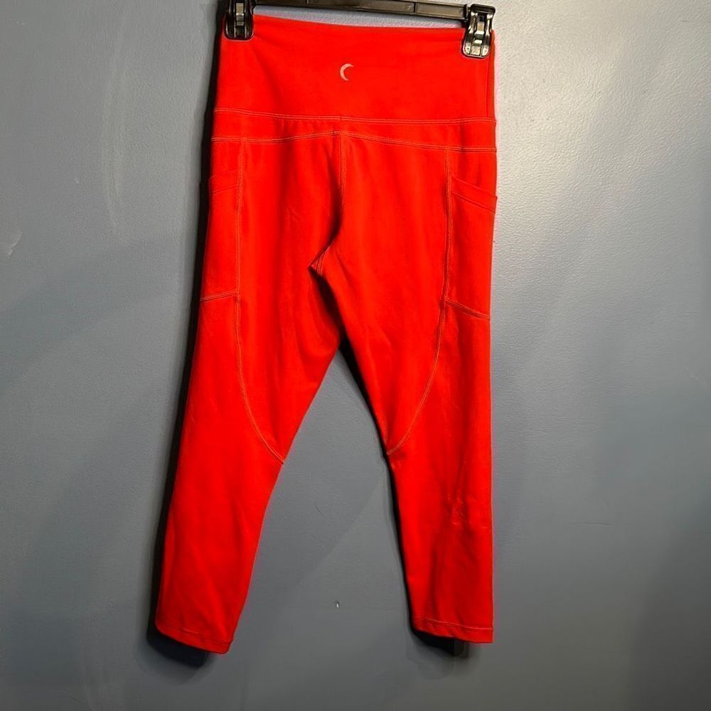Zyia Active Light N Tight Leggings Capri Red Size 4 - Picture 6 of 6